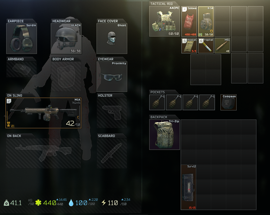 EFT Tarkov Loadouts Low bis Ultra